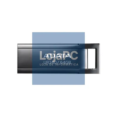 ADATA Lapiz USB UR340 64GB USB 3.2 Metal Black