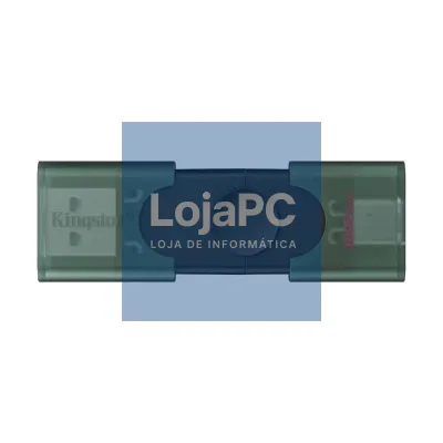 Kingston DataTraveler 128GB USB 3.2 Gen1 Duo Preto