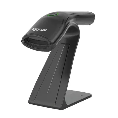iggual Leitor código barras 1D USB botón suporte