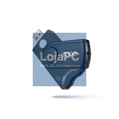 Tooq TQR-3012B Leitor DNIe, SIM, SD/TF, USB-A