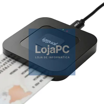 iggual Leitor DNI SIP cartões ID USB-A / tipo C
