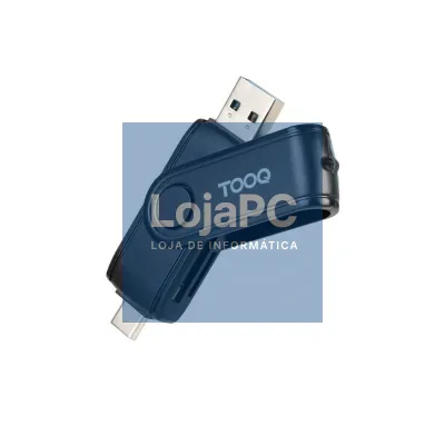 Tooq TQR-3003B Leitor USB-C 2.0+USB-A 3.0 SD/TF
