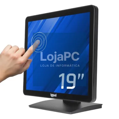 iggual Monitor táctil capacitivo 19" VGA HDMI USB