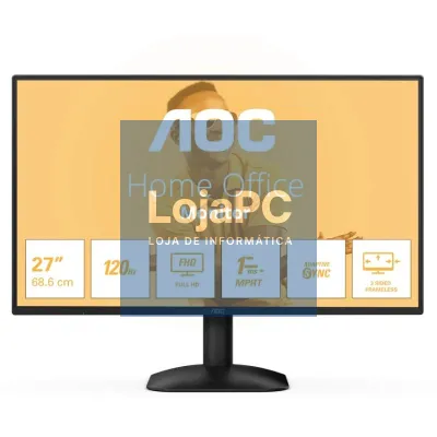 AOC 27B31H Monitor 27" IPS FHD 120Hz 4ms Preto