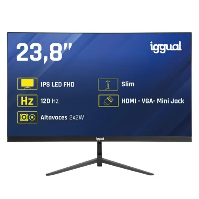 iggual Monitor 24" IPS 1ms FHD 120Hz VGA HDMI MM