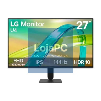 LG 27U411B-B Monitor 27"IPS FHD 144hz HDMI VGA