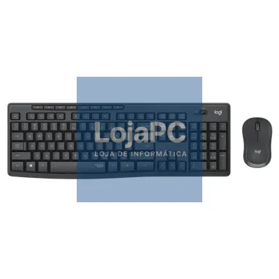 Logitech MK295 Teclado y rato sem fios Preto