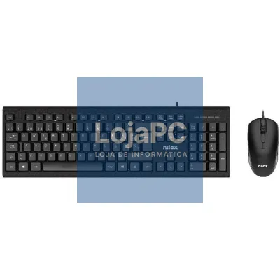 NILOX Kit Teclado+rato NXKME0011 Usb Preto