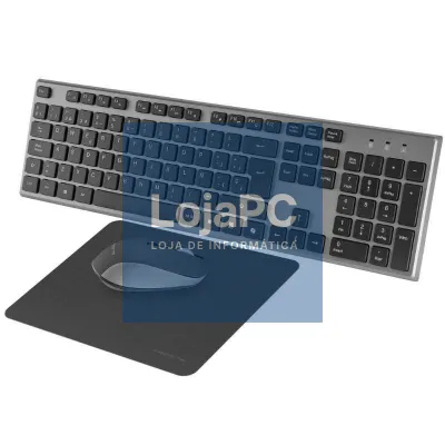Tacens 3EN1 Teclado+Rato+Alfom sem fios Preto