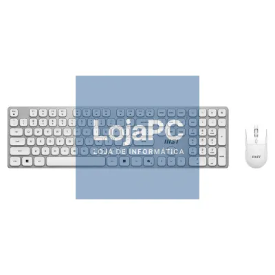 Msi Teclado + Rato FORGE K210 W COMBO ES White