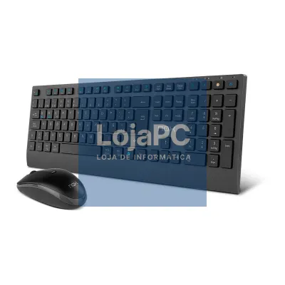 NOX LITE DUO Teclado+Rato sem fios Preto