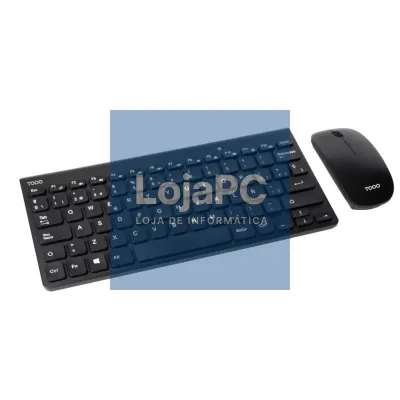 Tooq Teclado + Rato TQKMW-3101-B Slim sem fios