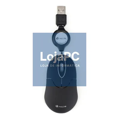 NGS Rato Retráctil SINBLACK 1000dpi Preto