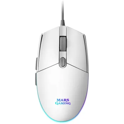 Mars Gaming Rato MMG 3200dpi RGB FLOW Branco