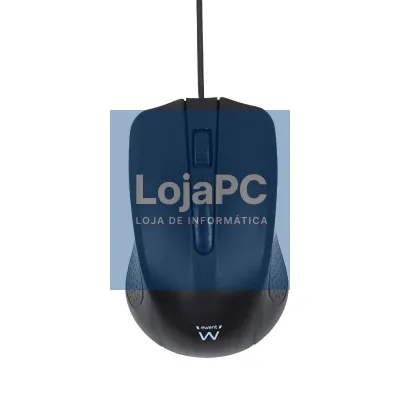 EWENT Rato Usb 1000dpi 1.2mt Preto