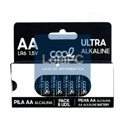 Alkaline AA LR6 COOL Battery (Pack 8 units)
