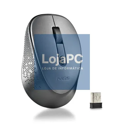 NGS RATO SEM FIOS 800/1600DPI Cinzento