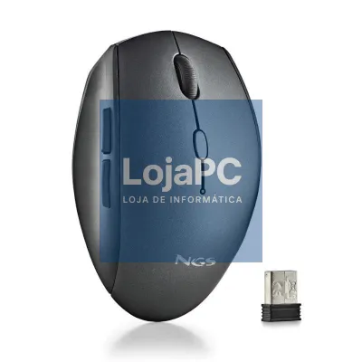 NGS RATO SEM FIOS COM TECLAS SILENCIOSAS PRETO