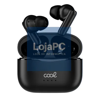 Auscultadores Stereo Bluetooth Earbuds COOL Bound Black