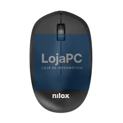 Nilox Rato Wireless, 1000 DPI, 3 botones, Preto