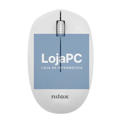 Nilox Rato Wireless, 1000 DPI, 3 botones, Cinzento