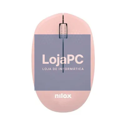 Nilox Rato Wireless, 1000 DPI, 3 botones, Rosa