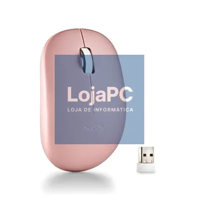 NGS Rato Fogpro sem fios Rosa