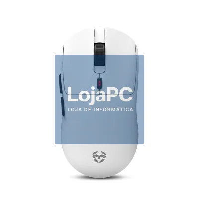 KROM KLEVER Rato gaming superligero wireless Blco