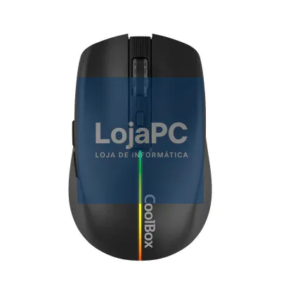 Coolbox Gaming Rato W01 1600DPI sem fios Negr