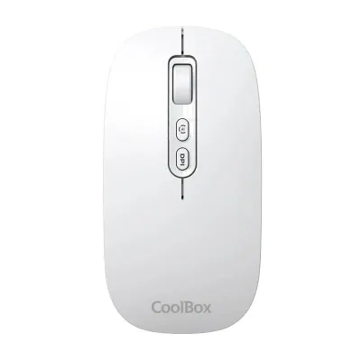 Coolbox Rato W02-IA sem fios RF+BT Branco