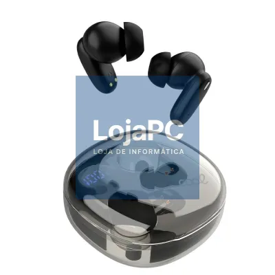 Auscultadores Stereo Bluetooth Earbuds COOL Fun Black