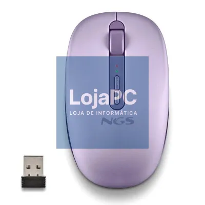 NGS Rato Inalámbric 2.4GHZ Dual BT FOGDUAL PURPLE