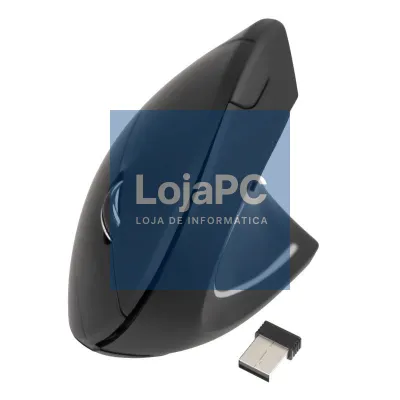 Tooq Rato sem fios ergonómico Vertical 3200DPI