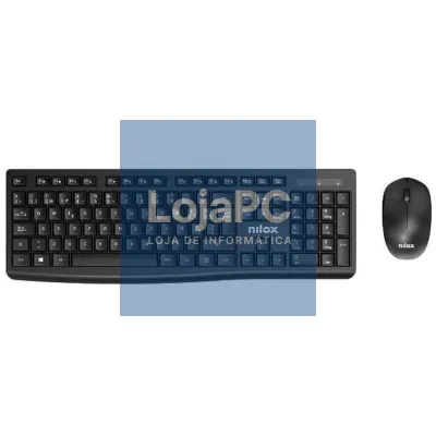 Nilox NXKMWE012 Kit teclado + rato Wireless