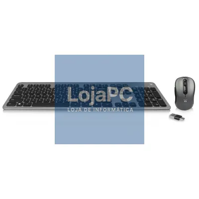 EWENT Kit Teclado +rato Ew3272 Slim