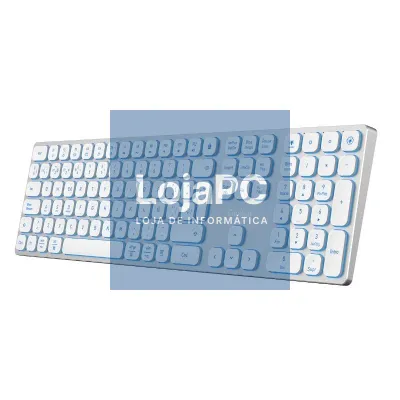 Coolbox Teclado Inal.Retroil. MOONLIGHT B431 Blanc
