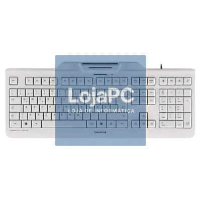 Cherry Teclado+Leitor Chip Integrado (DNIe) Branco