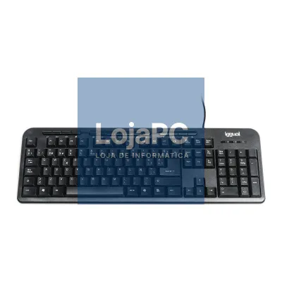 iggual Teclado multimedia CK-BASIC-120T preto