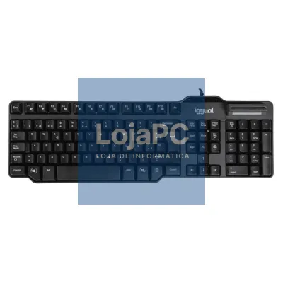 iggual Teclado com leitor DNI CK-ID-DNI SMARTcard
