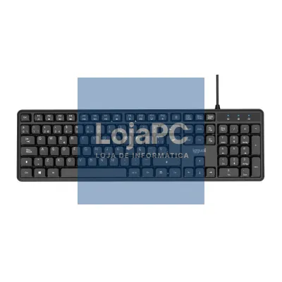 iggual Teclado USB padrão CK-SILENT-105T preto