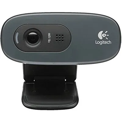 Logitech C270 WebCam HD 720p 3Mpx USB Preta