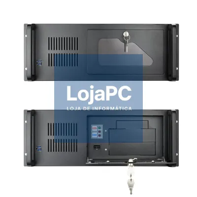 Tooq Caixa RACK-406N-USB3 4U 19" ATX sem F.A Preto