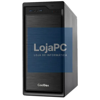 Coolbox Semi-torre F800 2xUSB 3.0 sem Fonte
