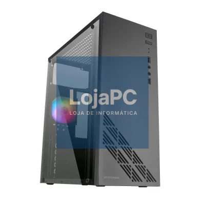 MARS GAMING Semi-torre MC100 FRGB Usb 3.0 Black