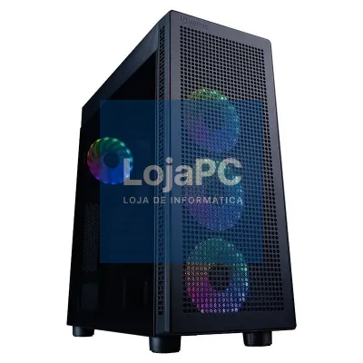 Hiditec Semi-torre Gaming H1 AIR ARGB USB-C