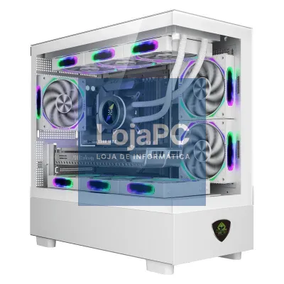 Keep Out Caixa M-atx XC-301W 3FANS Usb 3.0 White