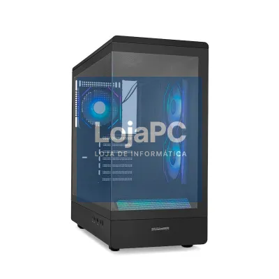 NOX Semi-torre HUMMER SIGNAL Frameless ARGB Preto