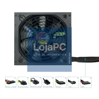 Tooq Fonte Alimentação TQAPOLO-750SP 750W