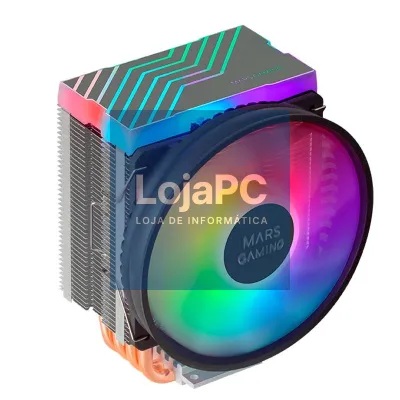 MarsGaming ventoinha MCPU44 dual argb silent 160W