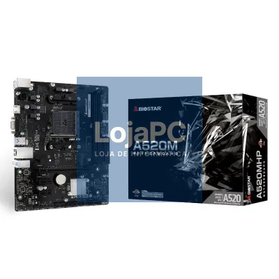 Biostar Placa-mãe A520MHP mATX AM4